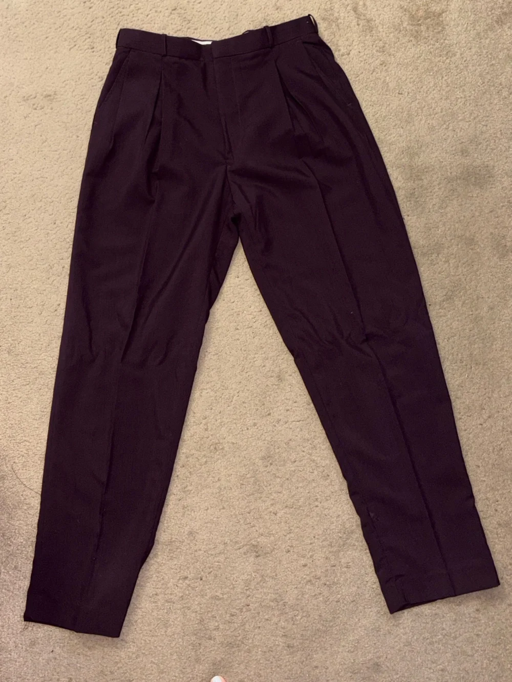 Men's Straight Leg Pants — Deep Plum
